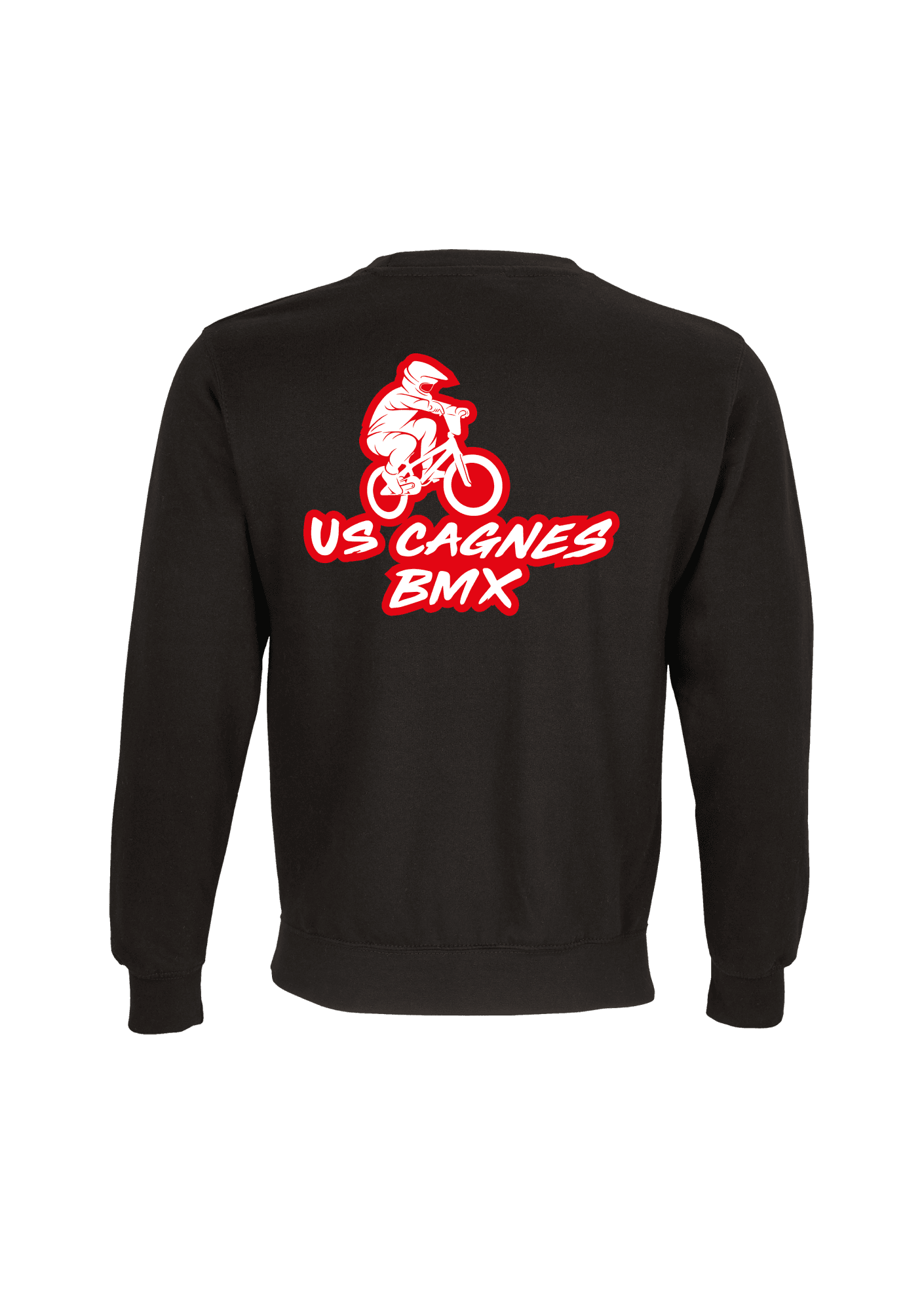 Sweat Adulte Noir 003 US CAGNES BMX - USC03-COLUMBIANOIRDOS